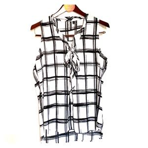 Chiffon Tie-front Blouse